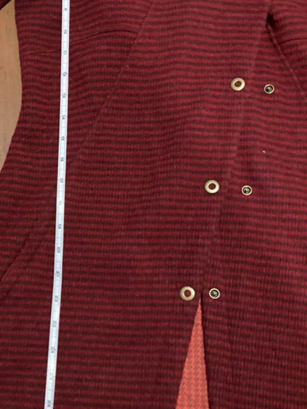 Prana Striped Wool Blend Jacket / M